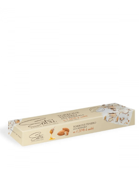 Torrone miękki z 50% migdałów Satri 100g