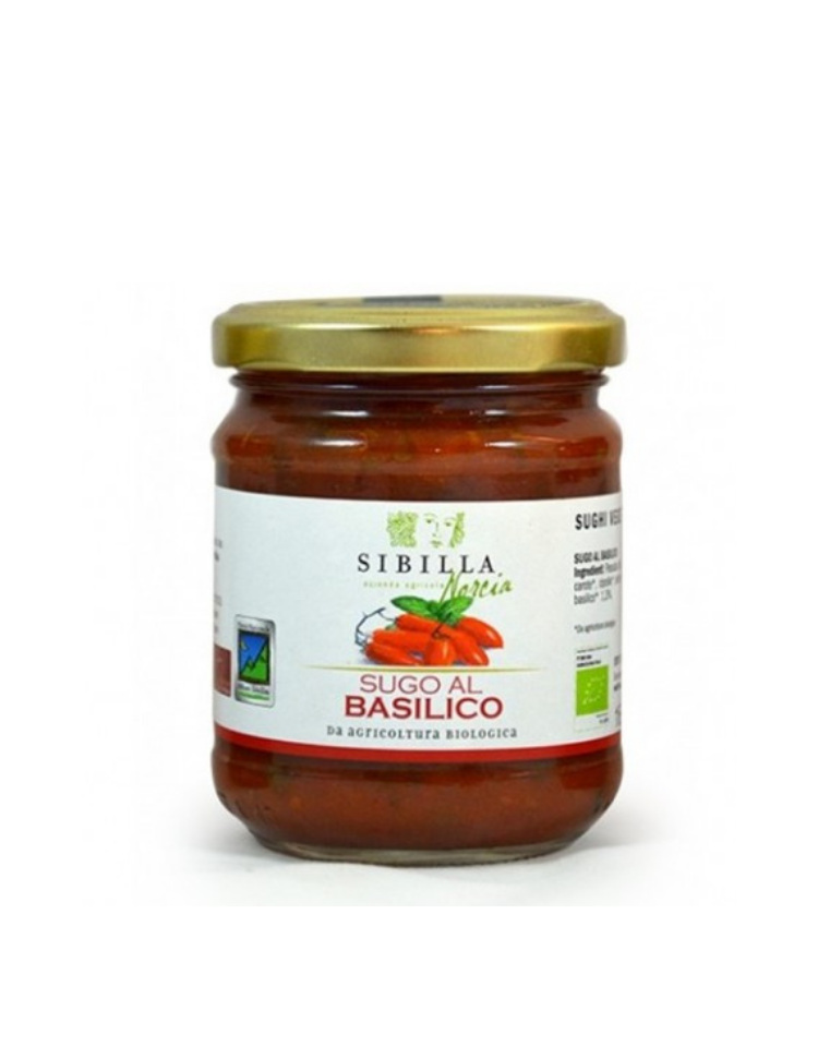 Sugo biologico al Basilico di Norcia