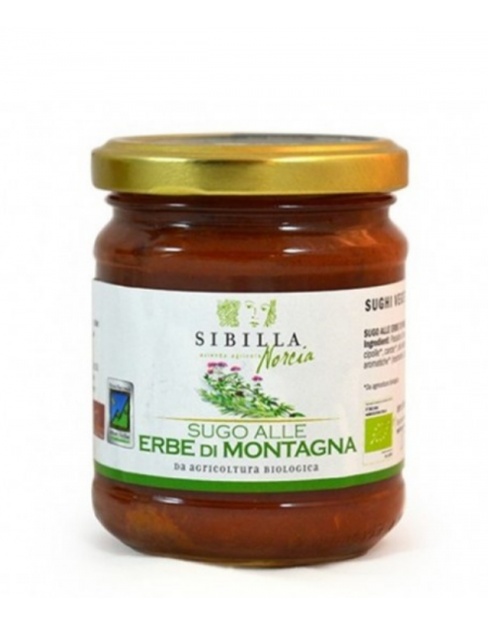 Sugo biologico alle erbe di montagna di Norcia