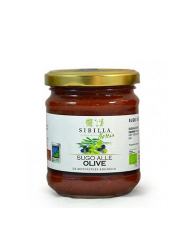 Sugo biologico ai capperi e olive di Norcia