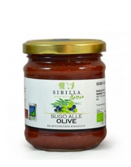 Sugo biologico ai capperi e olive di Norcia