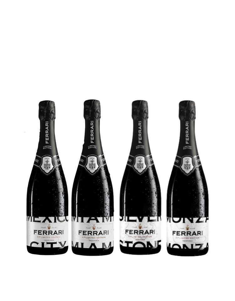 Cofanetto Trento DOC F1® "Ferrari" Lunelli 4 bottiglie