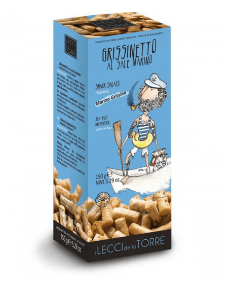 Grissinetto z solą morską Lecci della Torre 150g