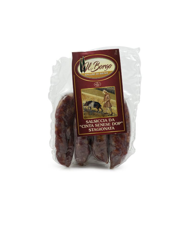 Salsiccia z mięsa Cinta senese D.O.P Il Borgo 200g