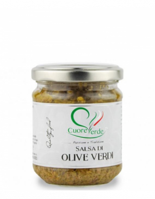 Salsa z zielonych oliwek Cuore Verde 130g