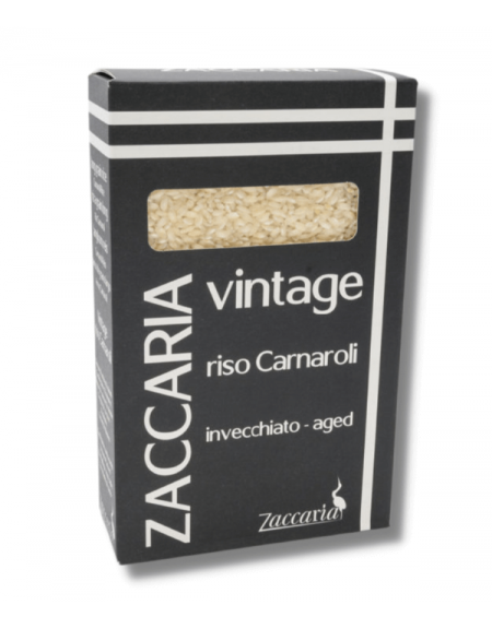 Riso Carnaroli Vintage invecchiato 1Kg "Zaccaria" in Scatola