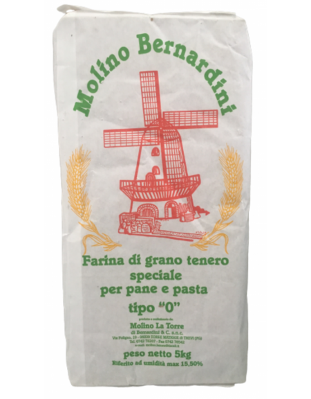 Mąka z pszenicy typ 0 Molino Bernardini 5kg