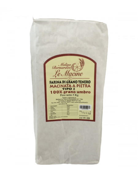 Mąka z pszenicy umbryjskiej typ 2 Molino Bernardini 5g