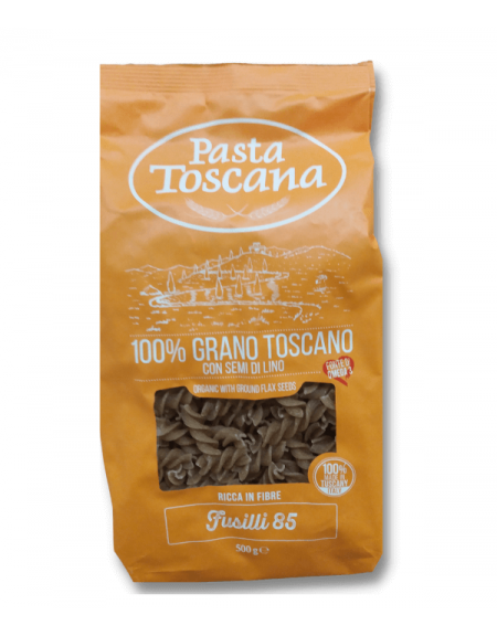 Fusilli Integrali Biologici Trafilati al Bronzo Pasta Toscana
