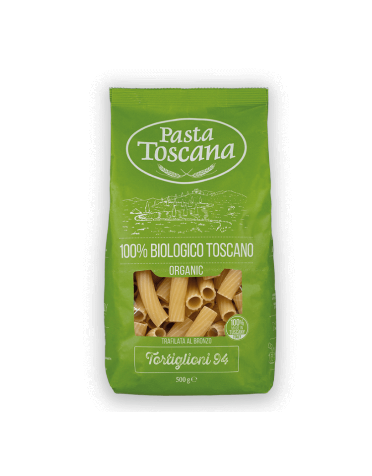 Tortiglioni Biologici Trafilati in Bronzo Pasta Toscana
