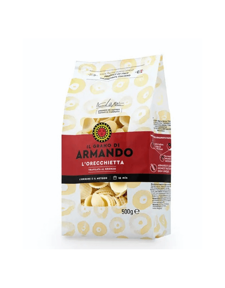 Makaron Orecchiette Trafilate al Bronzo Armando 500g