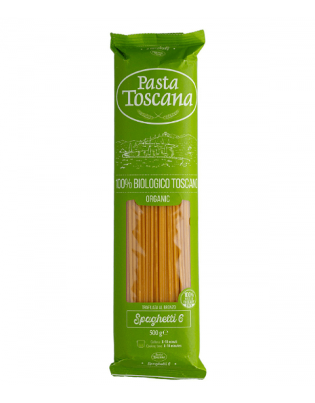 Spaghetti Biologici trafilati al Bronzo Pasta Toscana