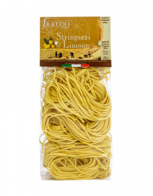 Makaron rzemieślniczy Stringozzi ze skórka cytryny Fratini 500g