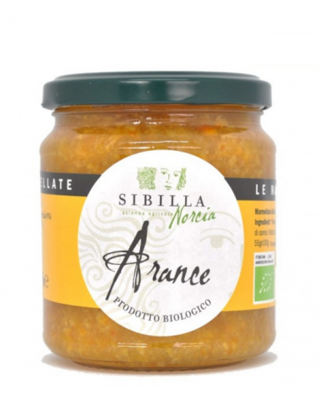 BIO marmolada z pomarańczy z Norcii  La Sibilla 210g
