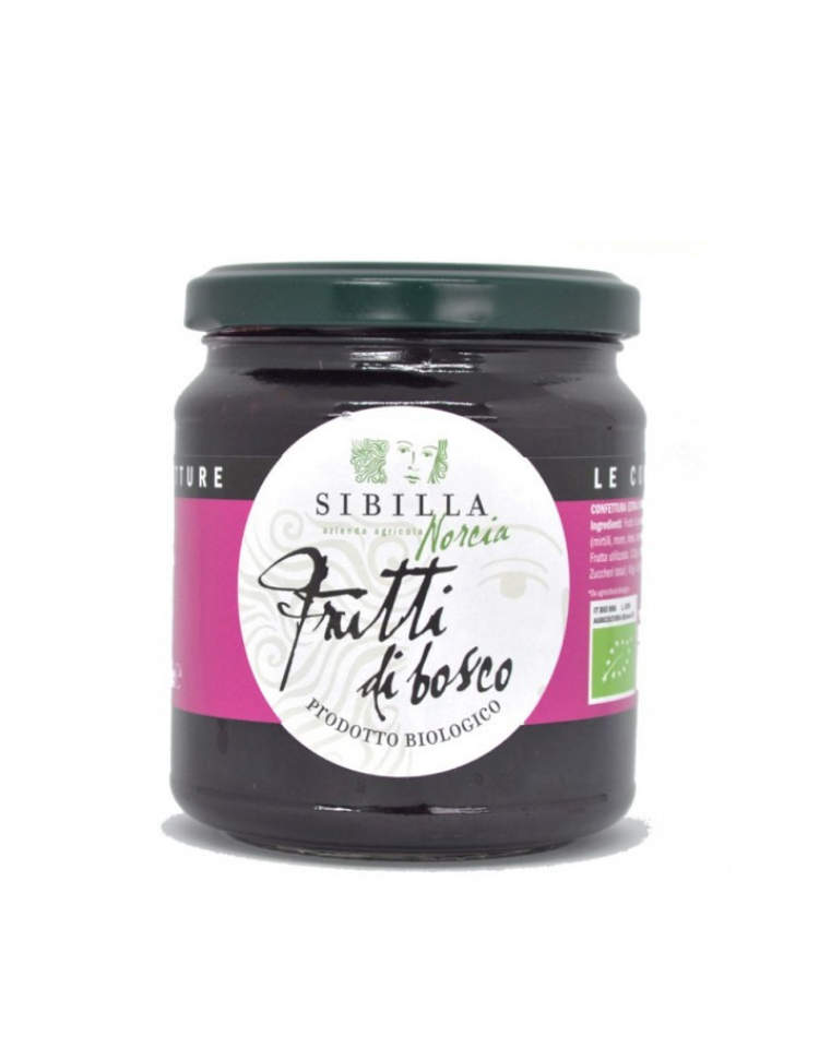 BIO konfitura z owoców leśnych La Sibilla 210g