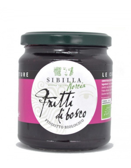 BIO konfitura z owoców leśnych La Sibilla 210g