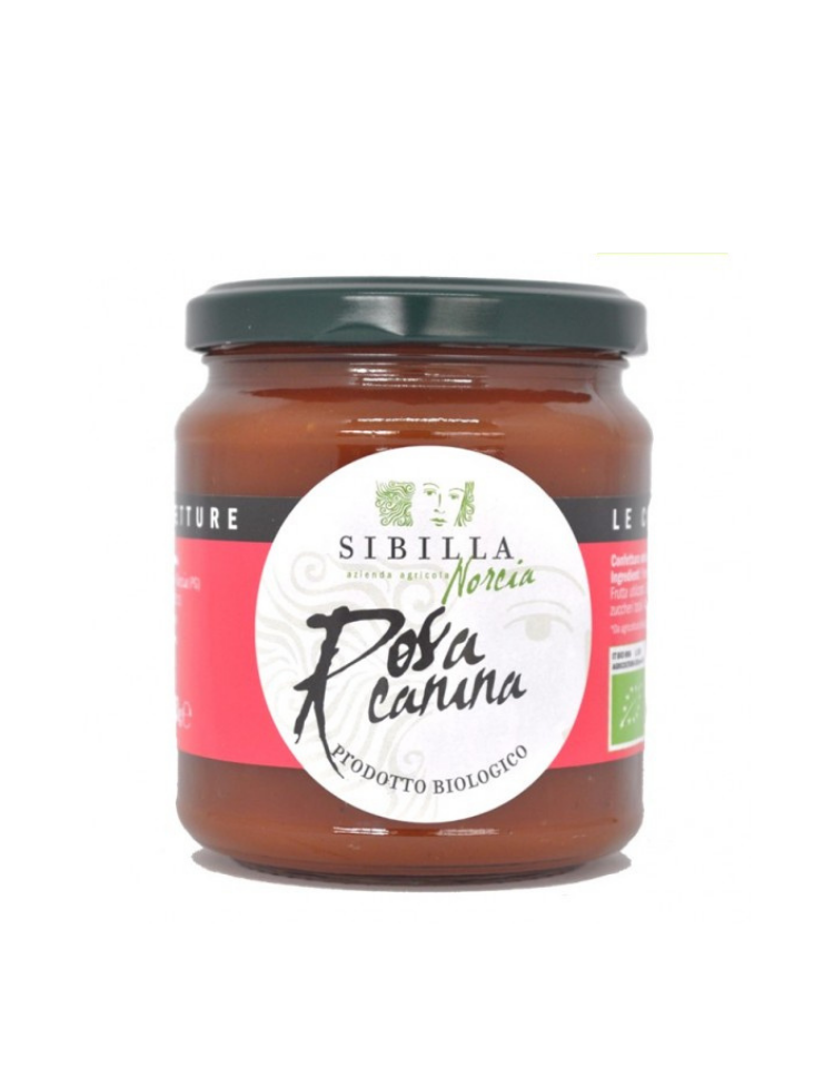 Confettura biologica di Rose Canine di Norcia