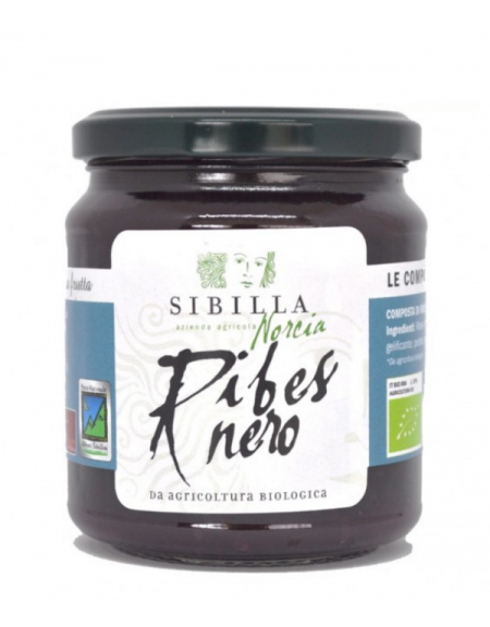 BIO konfitura z czarnych porzeczek z Norcii La Sibilla 210g