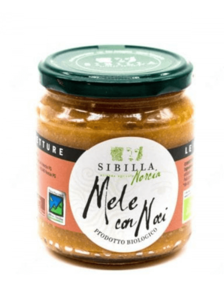 Confettura biologica di Mele e Noci di Norcia