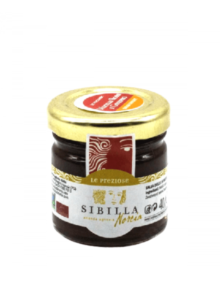 Słodki sos z żurawiny i jagód jałowca La Sibilla 40g