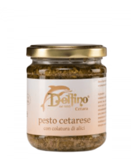 Pesto Cetarese w sosie z anchois w oliwie EVO Delfino Battista 90g