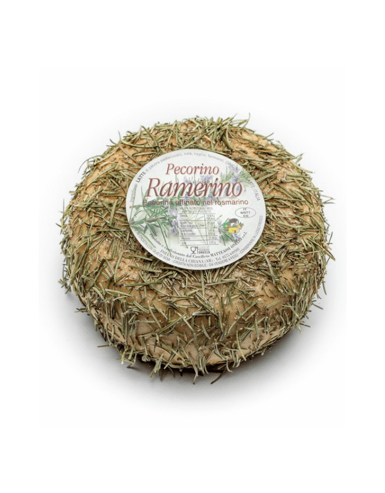 Pecorino stagionato sotto Rosmarino