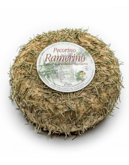 Pecorino stagionato sotto Rosmarino