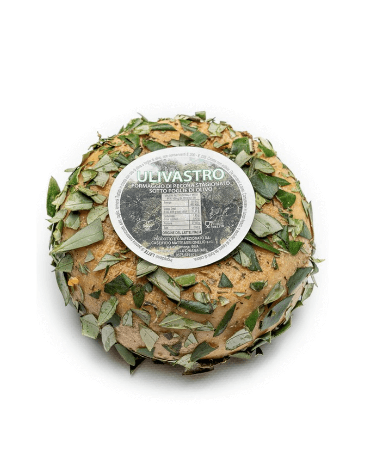 Pecorino stagionato pod liścmi oliwnymi Matteassi Oneli 400g