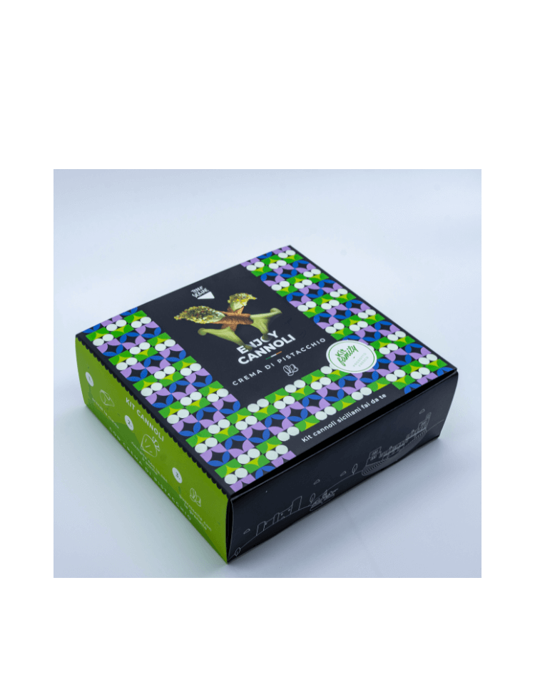 Cannoli Siciliani Mignon 20pz con Crema al Pistacchio