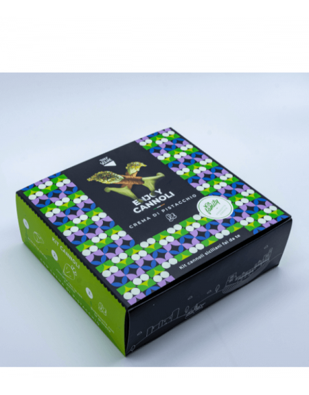 Cannoli Siciliani Mignon 20pz con Crema al Pistacchio