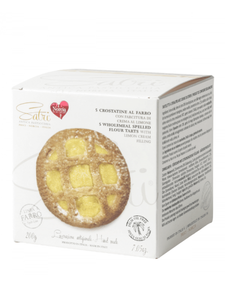 Crostatine al Farro con Crema al Limone in Astuccio 5pz