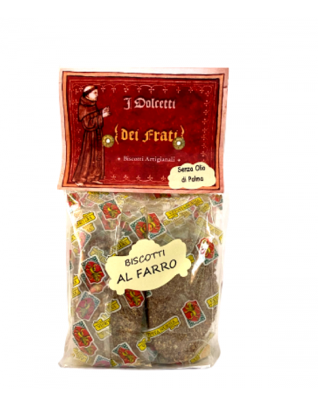 Ciastka rzemieślnicze al Farro soffiato I Dolcetti dei Frati 250g