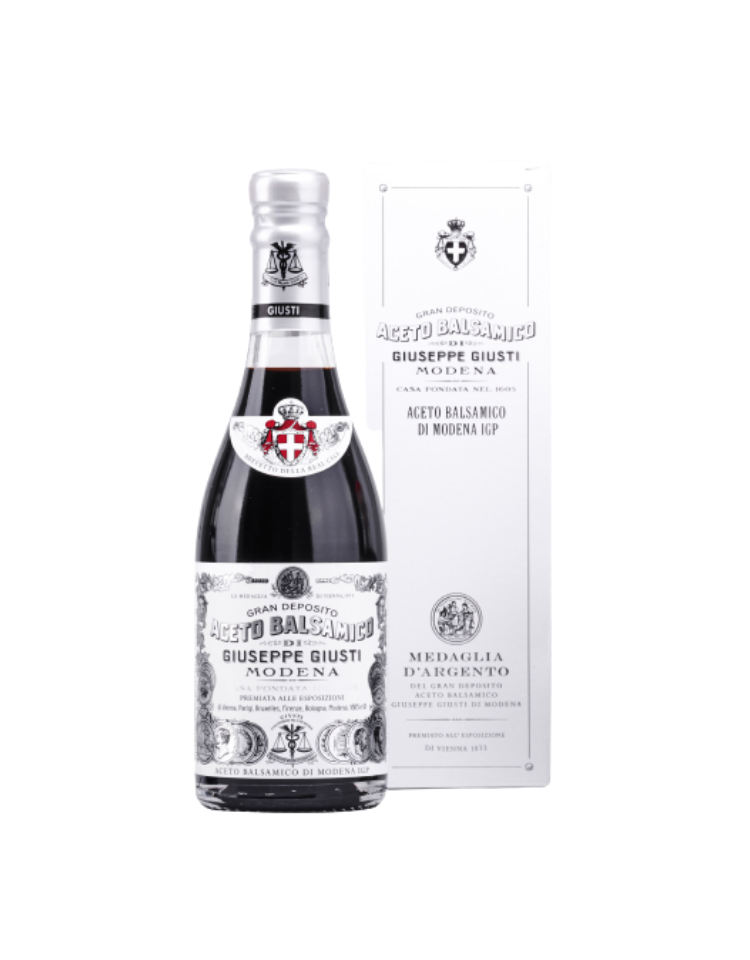 Aceto Balsamico di Modena IGP 1 Medaglia Argento bottiglia Champagnotta ed Astuccio