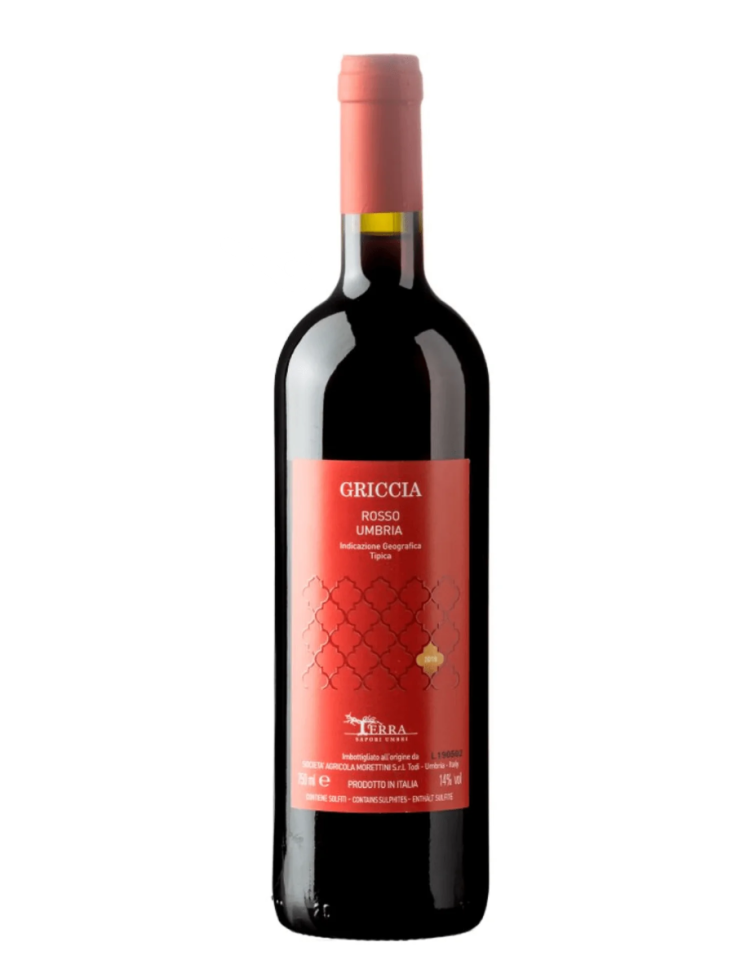 Rosso Umbria IGT Griccia Terra Sapori Umbri